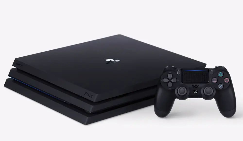 جهاز PlayStation 4  pro من سوني  - العاب اوفلاين - لون اسود (مجدد)