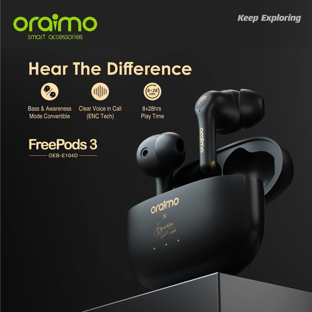 Oraimo true best sale wireless earbuds