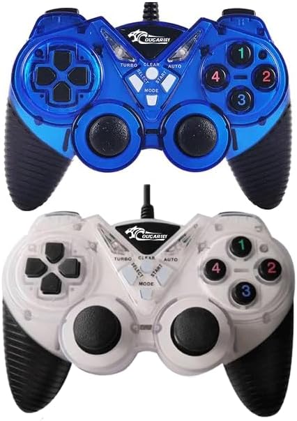 COUGAR-EGY (9082) USB Wired Double Gamepad Turbo Controller with ...