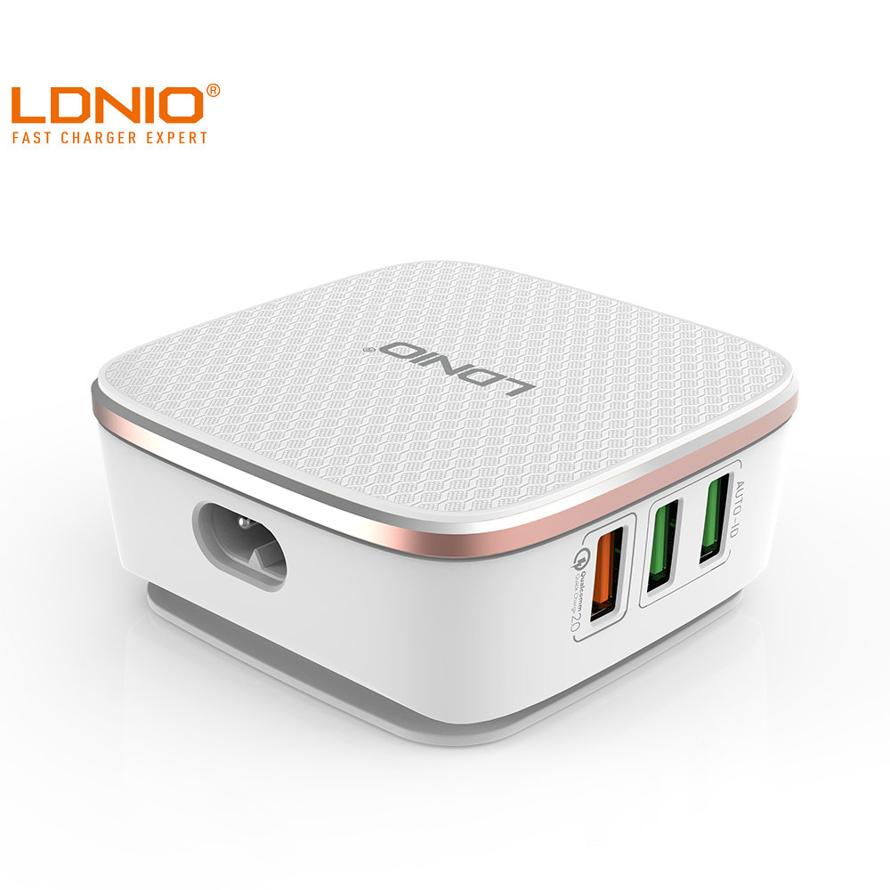 LDNIO 6-Port USB Adapter White - Kroobia Store